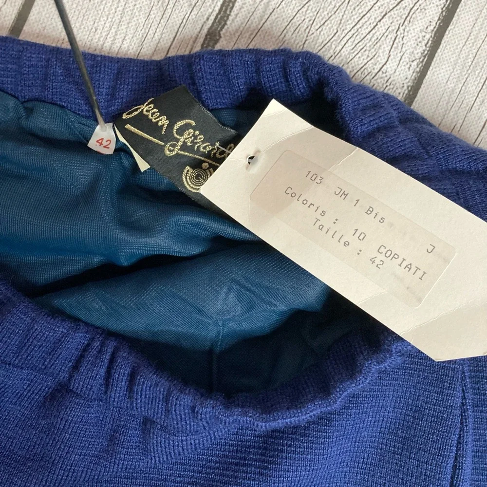 Vintage Jean Girard Wool Knit Maxi Skirt